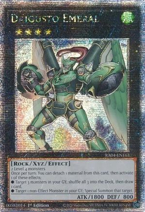 Daigusto Emeral (Quarter Century Secret Rare) [RA04-EN163] - Quarter Century Stampede 1st Edition - Quarter Century Secret Rare - Trinity Hobby
