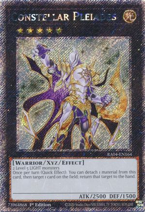 Constellar Pleiades (Platinum Secret Rare) [RA04-EN164] - Quarter Century Stampede 1st Edition - Platinum Secret Rare - Trinity Hobby