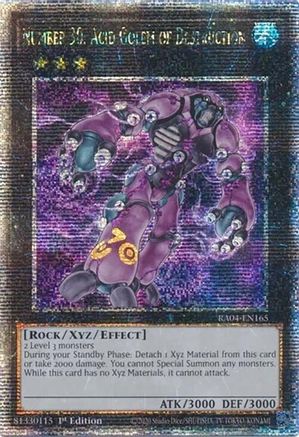 Number 30: Acid Golem of Destruction (Quarter Century Secret Rare) [RA04-EN165] - Quarter Century Stampede 1st Edition - Quarter Century Secret Rare - Trinity Hobby