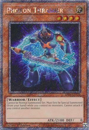 Photon Thrasher (Platinum Secret Rare) [RA04-EN170] - Quarter Century Stampede 1st Edition - Platinum Secret Rare - Trinity Hobby