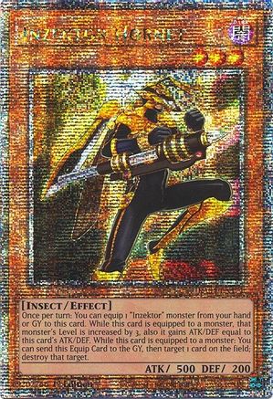 Inzektor Hornet (Quarter Century Secret Rare) [RA04-EN171] - Quarter Century Stampede 1st Edition - Quarter Century Secret Rare - Trinity Hobby
