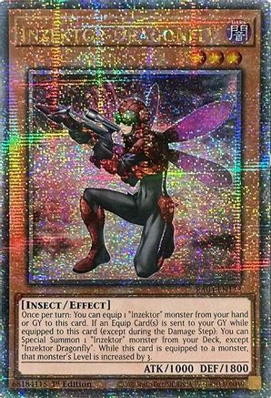 Inzektor Dragonfly (Quarter Century Secret Rare) [RA04-EN172] - Quarter Century Stampede 1st Edition - Quarter Century Secret Rare - Trinity Hobby