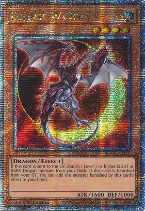 Eclipse Wyvern (Quarter Century Secret Rare) [RA04-EN177] - Quarter Century Stampede 1st Edition - Quarter Century Secret Rare - Trinity Hobby