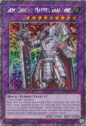Gem-Knight Master Diamond (Platinum Secret Rare) [RA04-EN178] - Quarter Century Stampede 1st Edition - Platinum Secret Rare - Trinity Hobby
