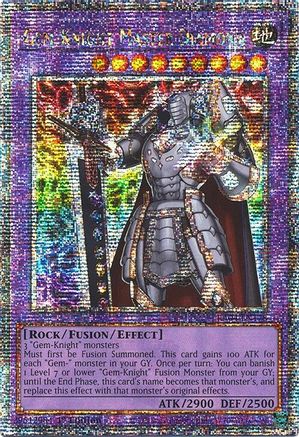 Gem-Knight Master Diamond (Quarter Century Secret Rare) [RA04-EN178] - Quarter Century Stampede 1st Edition - Quarter Century Secret Rare - Trinity Hobby