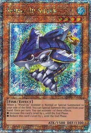 Wind-Up Shark (Quarter Century Secret Rare) [RA04-EN180] - Quarter Century Stampede 1st Edition - Quarter Century Secret Rare - Trinity Hobby