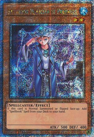 Spellbook Magician of Prophecy (Quarter Century Secret Rare) [RA04-EN183] - Quarter Century Stampede  - Quarter Century Secret Rare - Trinity Hobby