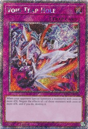 Void Trap Hole (Platinum Secret Rare) [RA04-EN190] - Quarter Century Stampede 1st Edition - Platinum Secret Rare - Trinity Hobby