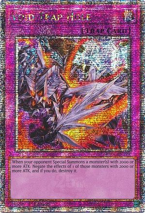 Void Trap Hole (Quarter Century Secret Rare) [RA04-EN190] - Quarter Century Stampede 1st Edition - Quarter Century Secret Rare - Trinity Hobby