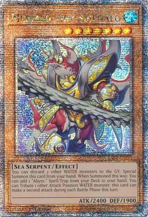 Mermail Abyssmegalo (Quarter Century Secret Rare) [RA04-EN191] - Quarter Century Stampede 1st Edition - Quarter Century Secret Rare - Trinity Hobby