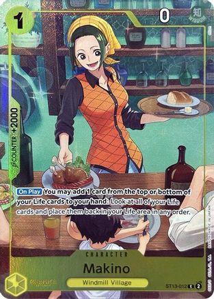 Makino (Premium Card Collection -Best Selection Vol. 3-) (ST13-012) - [One Piece Promotion Cards] Foil - Trinity Hobby