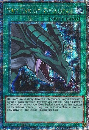 The Eye of Timaeus (Quarter Century Secret Rare) [RA04-EN192] - Quarter Century Stampede 1st Edition - Quarter Century Secret Rare - Trinity Hobby