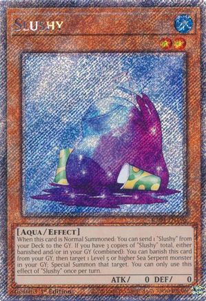 Slushy (Platinum Secret Rare) [RA04-EN196] - Quarter Century Stampede 1st Edition - Platinum Secret Rare - Trinity Hobby