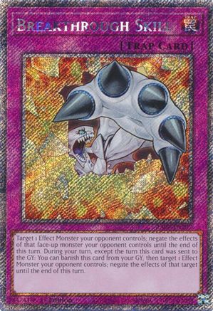 Breakthrough Skill (Platinum Secret Rare) [RA04-EN202] - Quarter Century Stampede 1st Edition - Platinum Secret Rare - Trinity Hobby