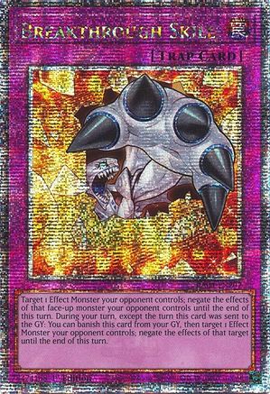 Breakthrough Skill (Quarter Century Secret Rare) [RA04-EN202] - Quarter Century Stampede 1st Edition - Quarter Century Secret Rare - Trinity Hobby