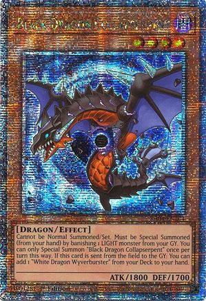 Black Dragon Collapserpent (Quarter Century Secret Rare) [RA04-EN204] - Quarter Century Stampede 1st Edition - Quarter Century Secret Rare - Trinity Hobby