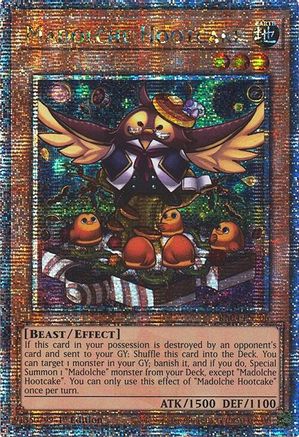 Madolche Hootcake (Quarter Century Secret Rare) [RA04-EN206] - Quarter Century Stampede 1st Edition - Quarter Century Secret Rare - Trinity Hobby