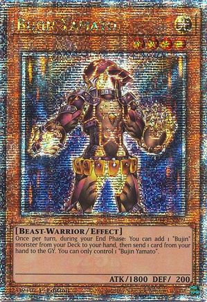 Bujin Yamato (Quarter Century Secret Rare) [RA04-EN209] - Quarter Century Stampede 1st Edition - Quarter Century Secret Rare - Trinity Hobby