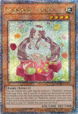 Madolche Anjelly (Quarter Century Secret Rare) [RA04-EN215] - Quarter Century Stampede 1st Edition - Quarter Century Secret Rare - Trinity Hobby