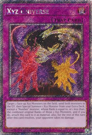 Xyz Universe [RA04-EN218] Platinum Secret Rare - Trinity Hobby