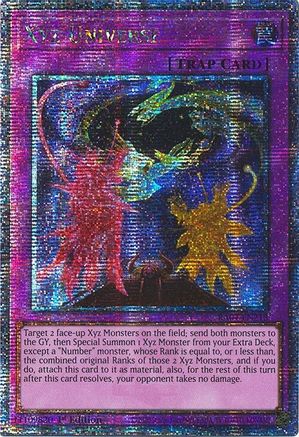 Xyz Universe (Quarter Century Secret Rare) [RA04-EN218] - Quarter Century Stampede 1st Edition - Quarter Century Secret Rare - Trinity Hobby