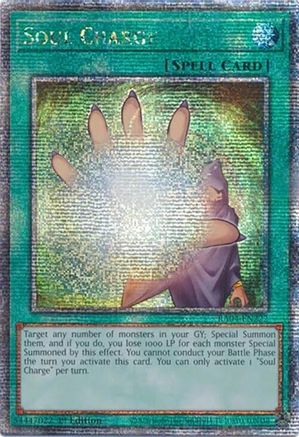 Soul Charge (Quarter Century Secret Rare) [RA04-EN222] - Quarter Century Stampede 1st Edition - Quarter Century Secret Rare - Trinity Hobby