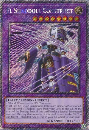 El Shaddoll Construct (Platinum Secret Rare) (Alternate Art) [RA04-EN229] - Quarter Century Stampede 1st Edition - Platinum Secret Rare - Trinity Hobby