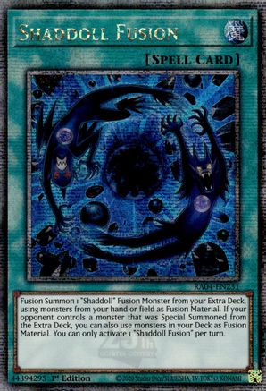 Shaddoll Fusion (Quarter Century Secret Rare) [RA04-EN231] - Quarter Century Stampede 1st Edition - Quarter Century Secret Rare - Trinity Hobby