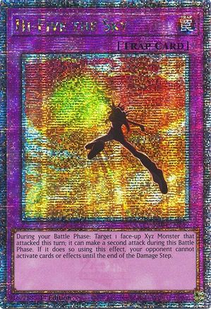 Hi-Five the Sky (Quarter Century Secret Rare) [RA04-EN239] - Quarter Century Stampede 1st Edition - Quarter Century Secret Rare - Trinity Hobby
