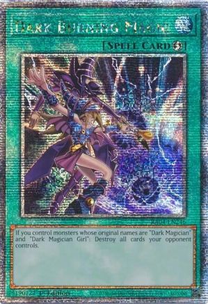 Dark Burning Magic (Quarter Century Secret Rare) [RA04-EN246] - Quarter Century Stampede 1st Edition - Quarter Century Secret Rare - Trinity Hobby