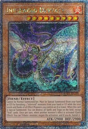 Infernoid Devyaty (Quarter Century Secret Rare) [RA04-EN248] - Quarter Century Stampede 1st Edition - Quarter Century Secret Rare - Trinity Hobby