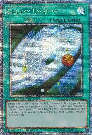 Galaxy Cyclone (Quarter Century Secret Rare) [RA04-EN250] - Quarter Century Stampede 1st Edition - Quarter Century Secret Rare - Trinity Hobby