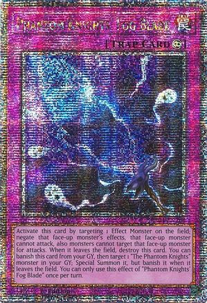 Phantom Knights' Fog Blade (Quarter Century Secret Rare) [RA04-EN264] - Quarter Century Stampede 1st Edition - Quarter Century Secret Rare - Trinity Hobby