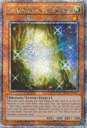 The White Stone of Ancients (Quarter Century Secret Rare) [RA04-EN267] - Quarter Century Stampede 1st Edition - Quarter Century Secret Rare - Trinity Hobby