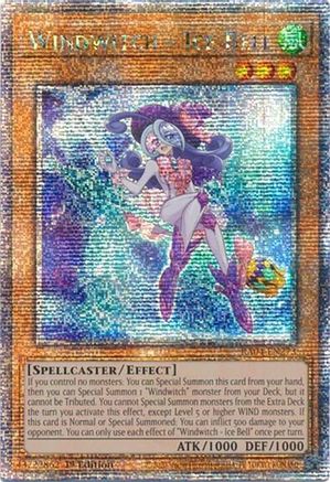 Windwitch - Ice Bell (Quarter Century Secret Rare) [RA04-EN273] - Quarter Century Stampede 1st Edition - Quarter Century Secret Rare - Trinity Hobby