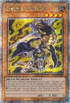 Zoodiac Ratpier [RA04-EN274] Quarter Century Secret Rare - Trinity Hobby