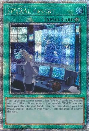 SPYRAL Resort (Quarter Century Secret Rare) [RA04-EN277] - Quarter Century Stampede 1st Edition - Quarter Century Secret Rare - Trinity Hobby