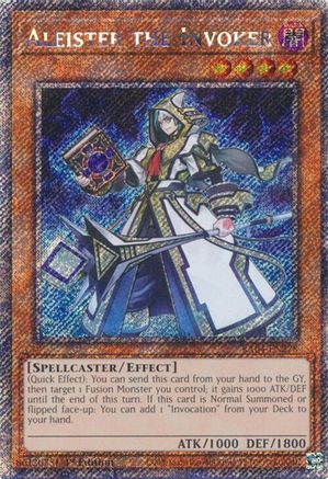 Aleister the Invoker (Platinum Secret Rare) [RA04-EN278] - Quarter Century Stampede  - Platinum Secret Rare - Trinity Hobby