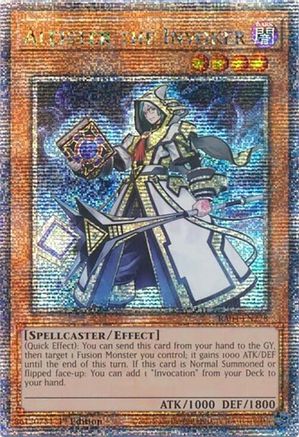 Aleister the Invoker (Quarter Century Secret Rare) [RA04-EN278] - Quarter Century Stampede 1st Edition - Quarter Century Secret Rare - Trinity Hobby