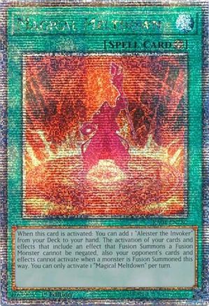 Magical Meltdown (Quarter Century Secret Rare) [RA04-EN280] - Quarter Century Stampede  - Quarter Century Secret Rare - Trinity Hobby