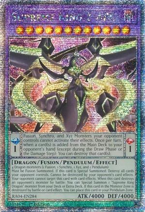 Supreme King Z-ARC [RA04-EN284] Quarter Century Secret Rare - Trinity Hobby