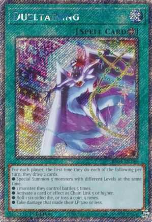 Dueltaining [RA04-EN286] Platinum Secret Rare - Trinity Hobby