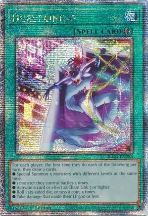 Dueltaining (Quarter Century Secret Rare) [RA04-EN286] - Quarter Century Stampede 1st Edition - Quarter Century Secret Rare - Trinity Hobby
