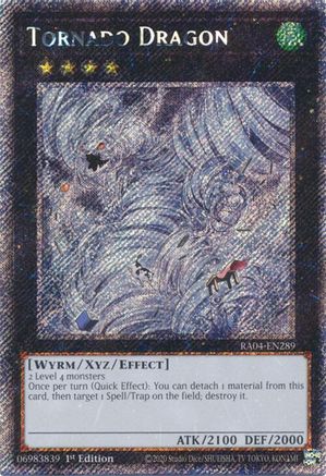 Tornado Dragon [RA04-EN289] Platinum Secret Rare - Trinity Hobby