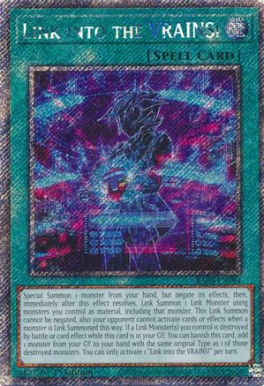 Link into the VRAINS! [RA04-EN294] Platinum Secret Rare - Trinity Hobby