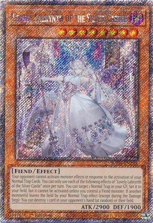 Lovely Labrynth of the Silver Castle [RA04-EN295] Platinum Secret Rare - Trinity Hobby