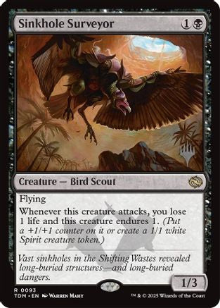 Sinkhole Surveyor (PPTDM-093) - [Promo Pack: Tarkir: Dragonstorm] Foil - Trinity Hobby