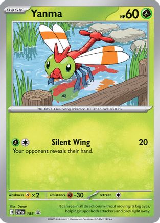 Yanma - 185 - ( 185) [SV Scarlet & Violet Promo Cards] Holofoil - Trinity Hobby