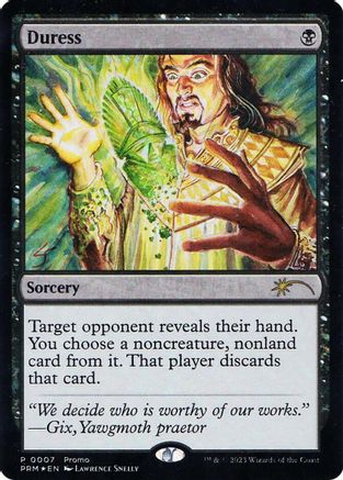 Duress (Graphic Novel Insert) (MEDIA-007) - [Media Promos] Foil - Trinity Hobby
