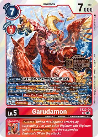 Garudamon [ST20-04] [Starter Deck: Protector of Light Promos] - Trinity Hobby